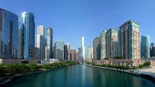 Река в Чикаго