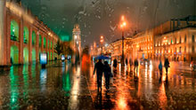 Невский пр-т, дождь (Санкт-Петербург)