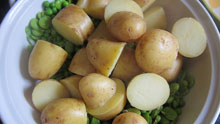Молодой картофель в мундире