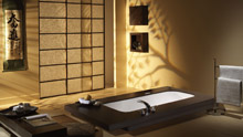Ванная комната, японский стиль