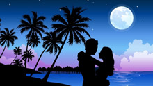 Романтическое свидание при луне